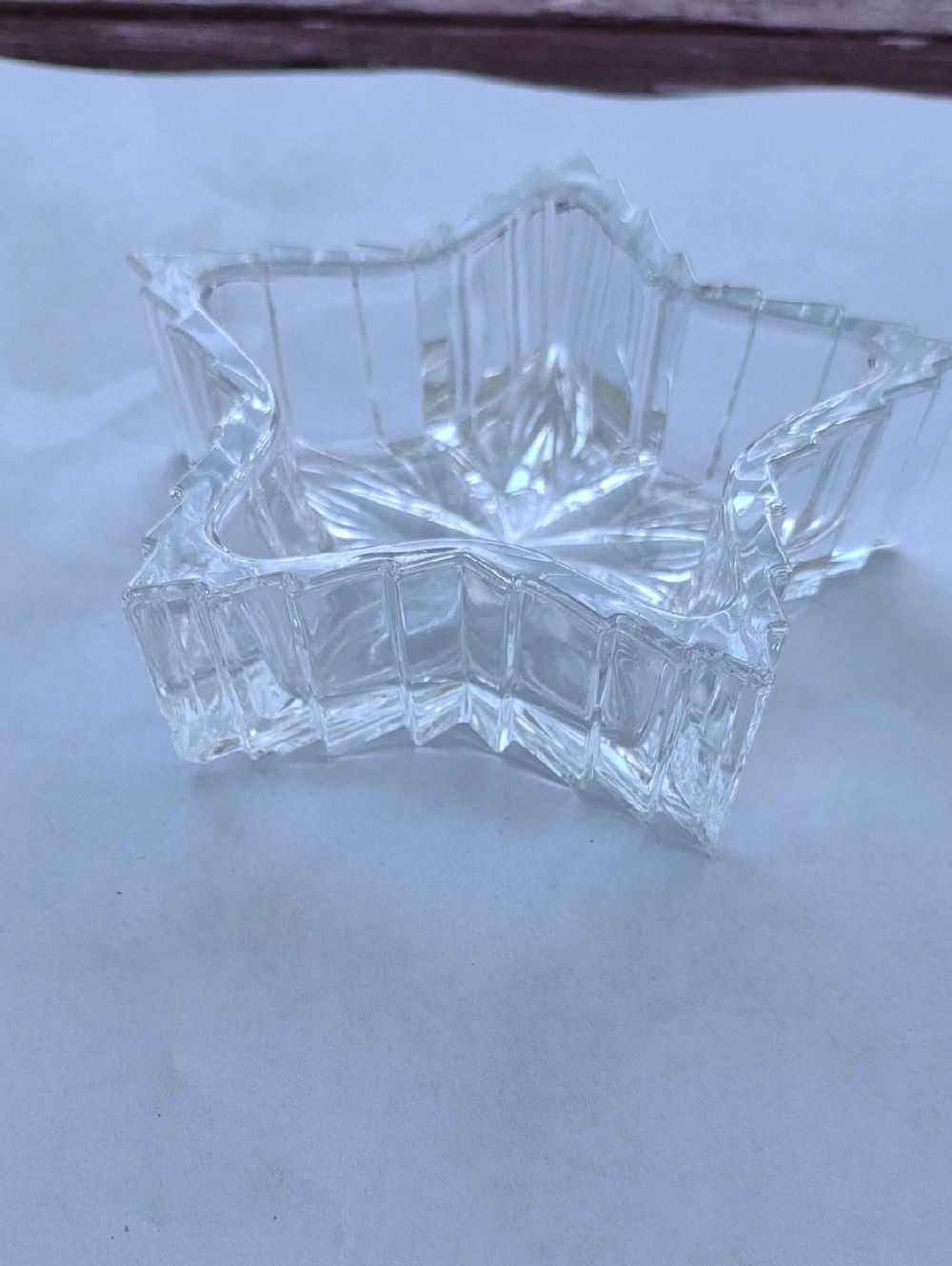 Clear Glass Star Dish